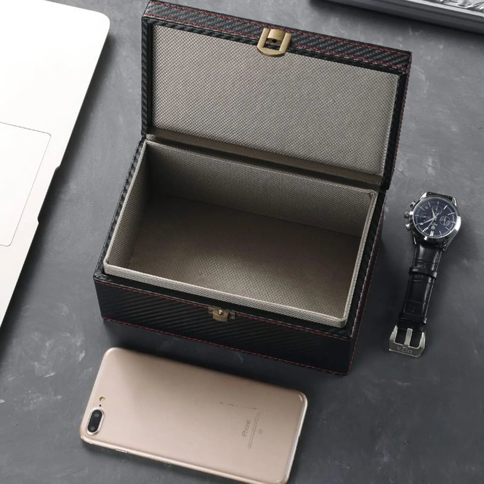 TimelyTrust Luxury Faraday Box & Pouch Set: Ultimate Car Key and RFID Security