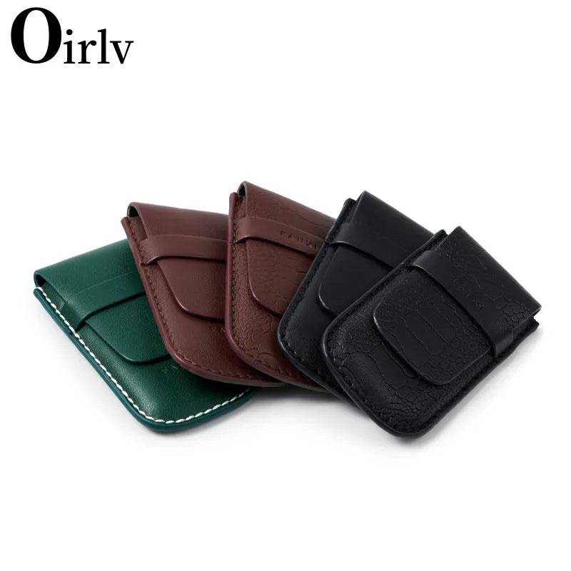 Oirlv Luxe PU Leather Watch & Jewelry Travel Bag: Elegant Storage for Timepieces and Accessories